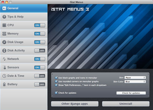iStat Menus-General
